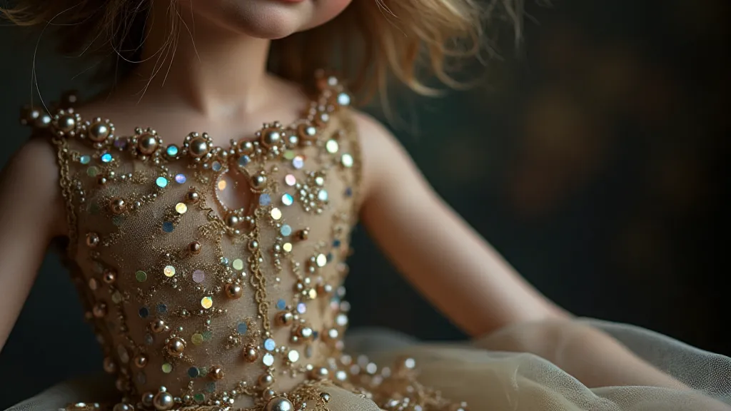 1920s doll with intricate beadwork