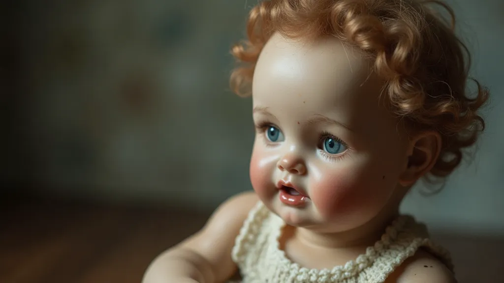 Antique bisque head doll