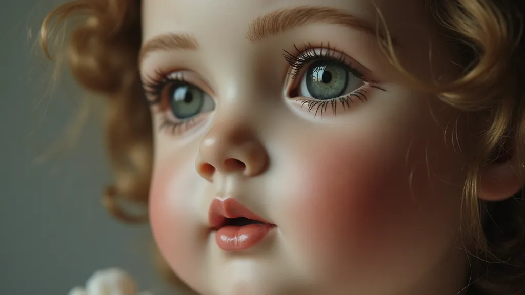 French Bébé doll portrait