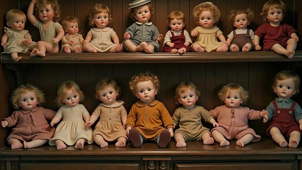 Antique doll collection