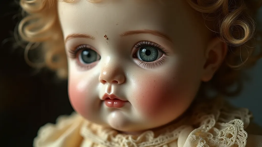 Antique French Bebe Doll Portrait